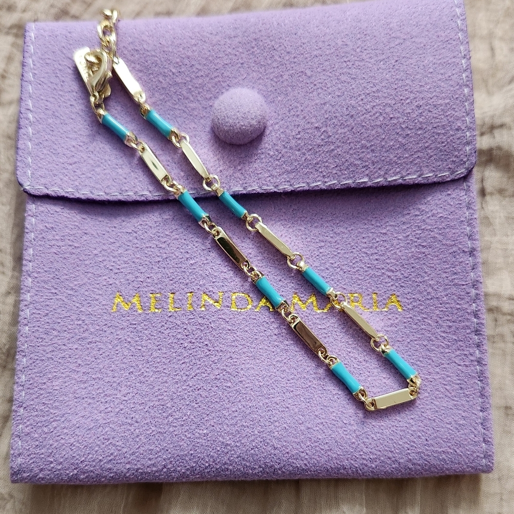 Melinda Maria Turquoise and Gold Bracelet [NWOT]